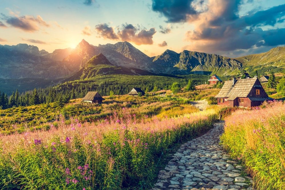Los montes Tatra en verano